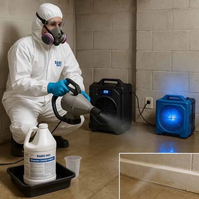 Sanitization and Odor Removal process in Spanish Fork, UT